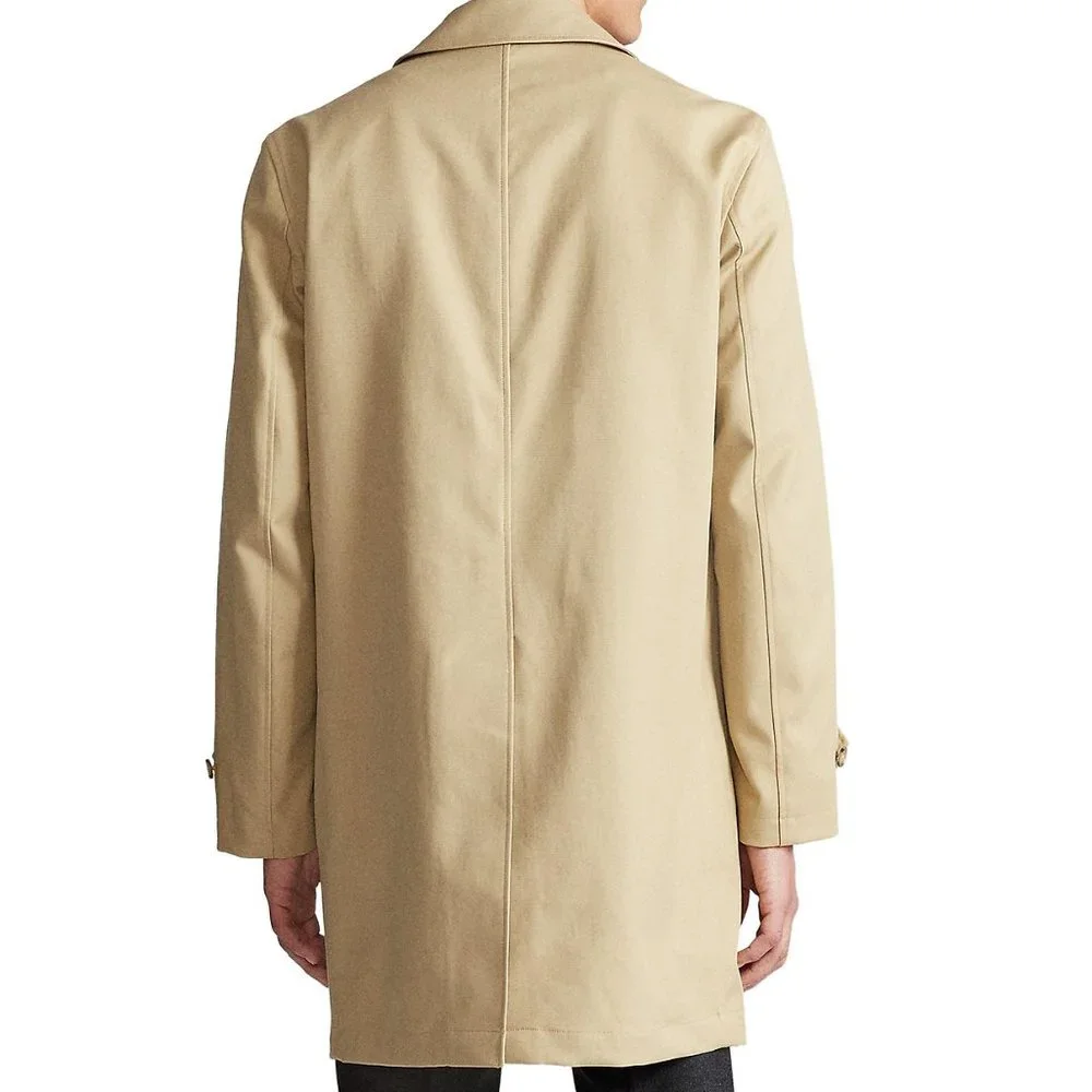 Polo Ralph Lauren Men Beige Trench Coat 42R